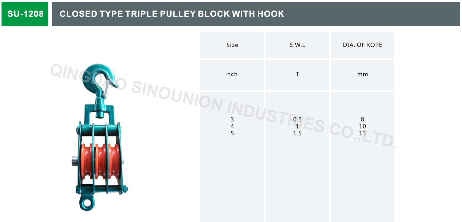 Sinounion IndustriesPULLEY BLOCK